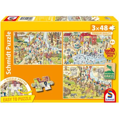 Schmidt Spiele - 56582 - Zoo - 48 pcs - Puzzle Schmidt Spiele - 56582 - Zoo - 48 pcs - Puzzle