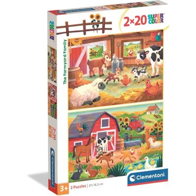 Clementoni 24818 Puzzle - Pour Enfants - 20 Pièces - Fabriqué en Italie Clementoni 24818 Puzzle - Pour Enfants - 20 Pièces - Fabriqué en Italie