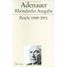 Rhöndorfer Ausgabe, Briefe 1949-1951