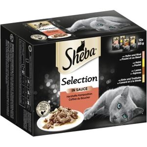 Sheba Selection en sauce 12 x 85 g Composition copieuse
