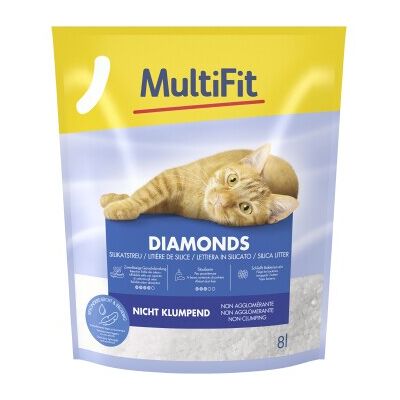 MultiFit Diamonds Litière pour chats - 8L MultiFit Diamonds Litière pour chats - 8L