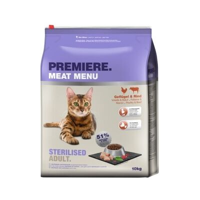 Nourriture pour Chat Stérilisé Premiere - Croquettes pour Chat Nourriture pour Chat Stérilisé Premiere - Croquettes pour Chat