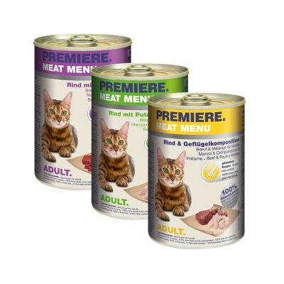 Premiere Meat Menu Pack Adulte - Nourriture pour chats Premiere Meat Menu Pack Adulte - Nourriture pour chats