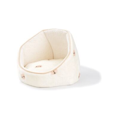 Lit pour chat beige AniOne - 45x45x38cm Lit pour chat beige AniOne - 45x45x38cm