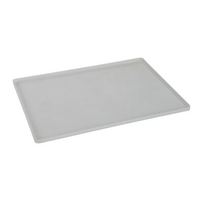 Tapis pour nourriture AniOne Blanc - Bords anti-débordement, Lavable au lave-vaisselle, Antidérapant Tapis pour nourriture AniOne Blanc - Bords anti-débordement, Lavable au lave-vaisselle, Antidérapant