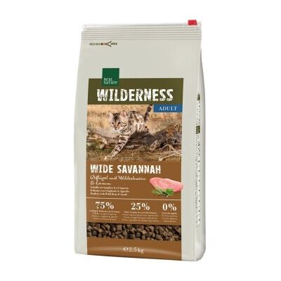Nourriture pour Chats Real Nature Wilderness - Viande de Qualité, Sans Céréales Nourriture pour Chats Real Nature Wilderness - Viande de Qualité, Sans Céréales