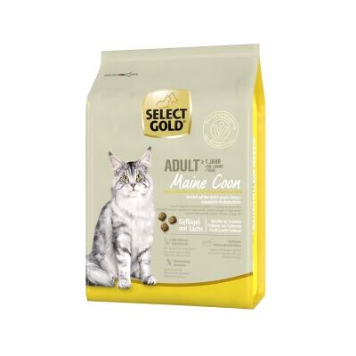 SELECT GOLD Maine Coon Adulte avec Volaille & Saumon 2,5 kg SELECT GOLD Maine Coon Adulte avec Volaille & Saumon 2,5 kg