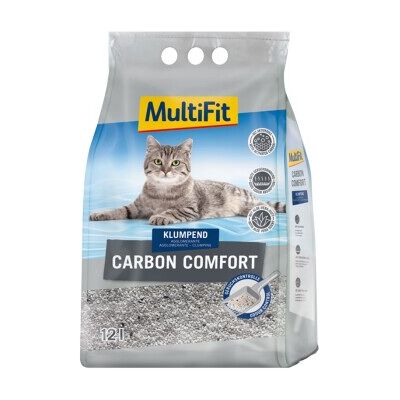 MultiFit Carbon Comfort Litière pour chat - 12L MultiFit Carbon Comfort Litière pour chat - 12L