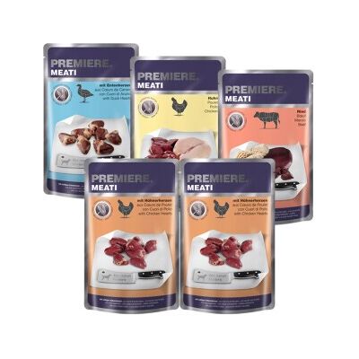 PREMIERE Meati Pack Mix 5x500g - Nourriture pour animaux PREMIERE Meati Pack Mix 5x500g - Nourriture pour animaux