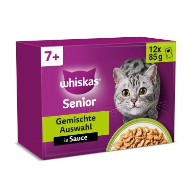 Nourriture humide pour chats senior - Pack varié 96 x 85 g Nourriture humide pour chats senior - Pack varié 96 x 85 g