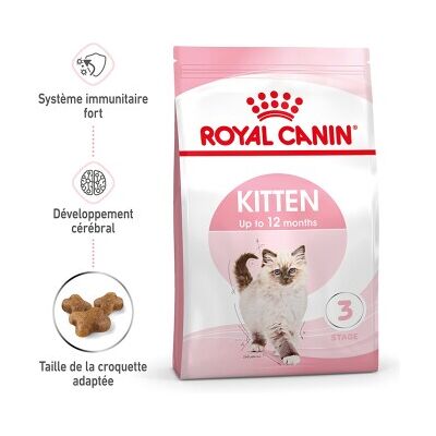 ROYAL CANIN Kitten pour chaton Croquettes Chat 10 kg ROYAL CANIN Kitten pour chaton Croquettes Chat 10 kg