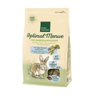 REAL NATURE Menu Optimal pour Lapins nains - Nourriture pour animaux REAL NATURE Menu Optimal pour Lapins nains - Nourriture pour animaux