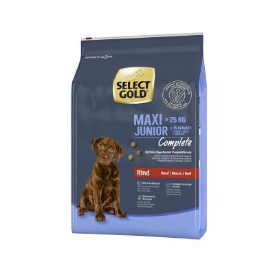 SELECT GOLD Maxi Junior Nourriture pour Chiens au Bœuf SELECT GOLD Maxi Junior Nourriture pour Chiens au Bœuf