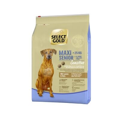 Select Gold Sensitive Maxi Senior - Agneau et Riz 4kg Select Gold Sensitive Maxi Senior - Agneau et Riz 4kg