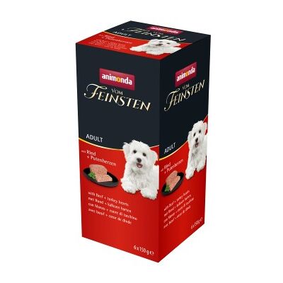 Animonda vom Feinsten Adulte Sans Céréales 48 x 150 g - Bœuf & Cœurs de Dinde Animonda vom Feinsten Adulte Sans Céréales 48 x 150 g - Bœuf & Cœurs de Dinde