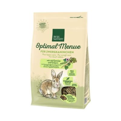 REAL NATURE Menue Optimal pour Lapins Nains - Nourriture pour Lapins REAL NATURE Menue Optimal pour Lapins Nains - Nourriture pour Lapins