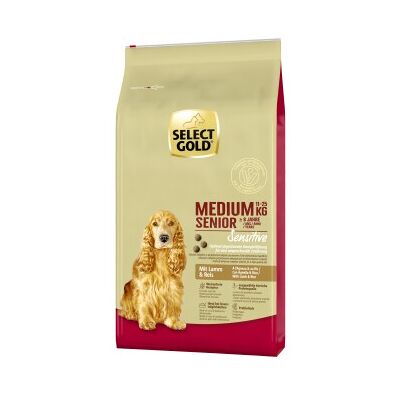 Select Gold Sensitive Senior Moyen Agneau et Riz - Nourriture pour chiens Select Gold Sensitive Senior Moyen Agneau et Riz - Nourriture pour chiens