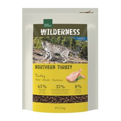 Nourriture pour chats adultes Real Nature Wilderness Dinde du Nord - Régime sauvage Nourriture pour chats adultes Real Nature Wilderness Dinde du Nord - Régime sauvage