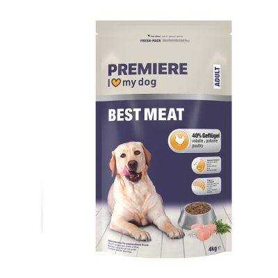 PREMIERE Best Meat aliments secs pour chien adulte Volaille 4 kg PREMIERE Best Meat aliments secs pour chien adulte Volaille 4 kg
