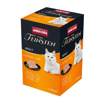 Nourriture humide Animonda vom Feinsten Adult - Haute viande, sans céréales, équilibrée Nourriture humide Animonda vom Feinsten Adult - Haute viande, sans céréales, équilibrée