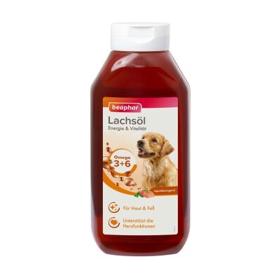 Beaphar Huile de saumon pour chien et chat 940 ml Beaphar Huile de saumon pour chien et chat 940 ml