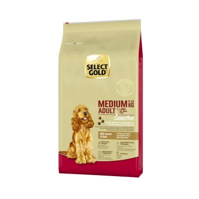 Select Gold Sensitive Moyen Adulte Agneau Riz - Nourriture pour chiens Select Gold Sensitive Moyen Adulte Agneau Riz - Nourriture pour chiens