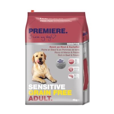 Premiere Sensitive Grain Free Adult au bœuf - Nourriture pour chiens Premiere Sensitive Grain Free Adult au bœuf - Nourriture pour chiens