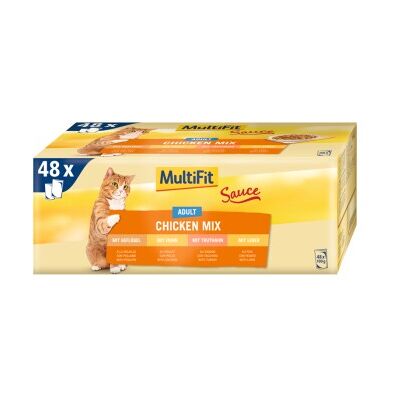 MULTIFIT Nourriture pour Chats - Pack Varié 48x100G MULTIFIT Nourriture pour Chats - Pack Varié 48x100G