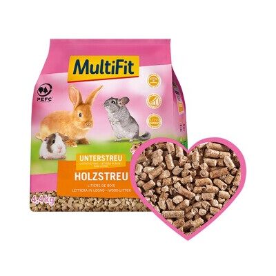 Litière en bois naturel MultiFit - 4,4kg Litière en bois naturel MultiFit - 4,4kg
