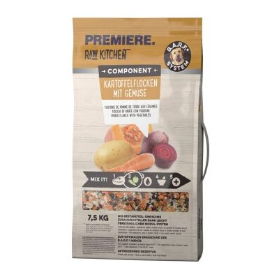 Premiere Raw Kitchen Nourriture pour chiens - Flocons de pommes de terre et légumes Premiere Raw Kitchen Nourriture pour chiens - Flocons de pommes de terre et légumes
