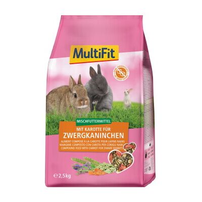 Alimentation complète MultiFit pour lapins nains - Nourriture animale Alimentation complète MultiFit pour lapins nains - Nourriture animale