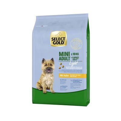 Select Gold Light Mini Adult - Nourriture pour petits chiens Select Gold Light Mini Adult - Nourriture pour petits chiens