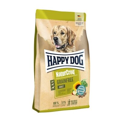 HAPPY DOG Chien Heureux NaturCroq Croquettes Adulte, Sans Céréales 4 kg HAPPY DOG Chien Heureux NaturCroq Croquettes Adulte, Sans Céréales 4 kg