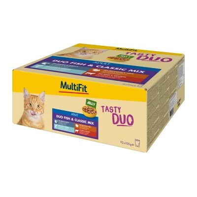 MultiFit Adult Jelly Duo Poisson & Mélange Classique - Nourriture pour chats MultiFit Adult Jelly Duo Poisson & Mélange Classique - Nourriture pour chats
