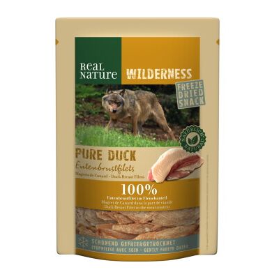 REAL NATURE Wilderness Collation Lyophilisée pour Chiens - Snack REAL NATURE Wilderness Collation Lyophilisée pour Chiens - Snack