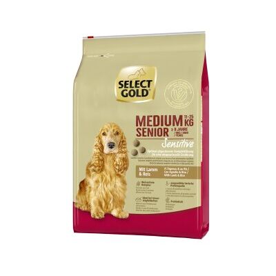SELECT GOLD Sensitive Senior Moyen Agneau et Riz - Nourriture pour chiens SELECT GOLD Sensitive Senior Moyen Agneau et Riz - Nourriture pour chiens