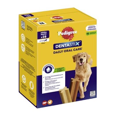 Pedigree Soin dentaire Dentastix Multipack 28 friandises pour les grands chiens Pedigree Soin dentaire Dentastix Multipack 28 friandises pour les grands chiens