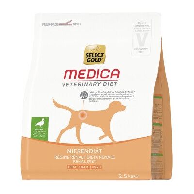 SELECT GOLD Medica Régime Rénal Canard 2,5 kg - Nourriture pour chiens SELECT GOLD Medica Régime Rénal Canard 2,5 kg - Nourriture pour chiens