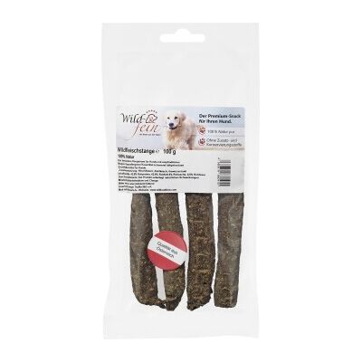 Wild & Fein WIFE - 15 cm - 100 g - venaison - friandise pour chiens Wild & Fein WIFE - 15 cm - 100 g - venaison - friandise pour chiens