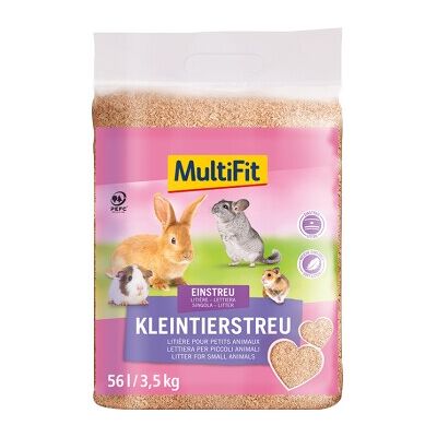 MultiFit Litière pour petits animaux - Copeaux de bois, 112kg MultiFit Litière pour petits animaux - Copeaux de bois, 112kg