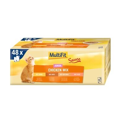 MultiFit Junior Sauce Poulet - 48x100G MultiFit Junior Sauce Poulet - 48x100G
