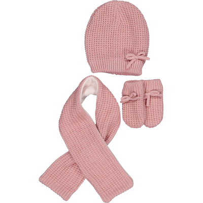Zeeman Écharpe, bonnet et gants - Rose 6-12 mois Zeeman Écharpe, bonnet et gants - Rose 6-12 mois