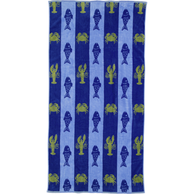 Zeeman Serviette de plage - Bleu One size Zeeman Serviette de plage - Bleu One size