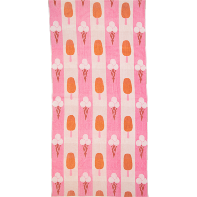 Zeeman Serviette de plage - Rose Rose One size Zeeman Serviette de plage - Rose Rose One size