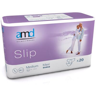 AMD Slip Medium Maxi Mauve 20 Pièces Ref.533.500 AMD Slip Medium Maxi Mauve 20 Pièces Ref.533.500
