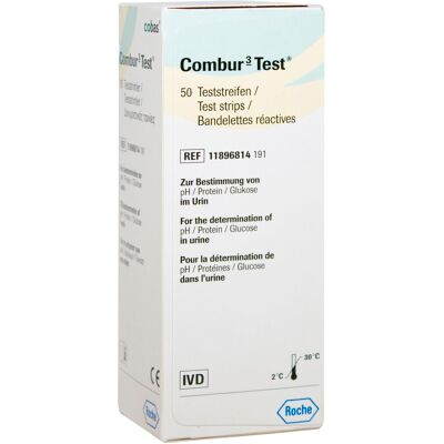 Combur 3 Test 50 Bandelettes Combur 3 Test 50 Bandelettes