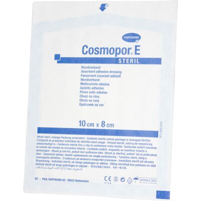 Cosmopor E Pansement Couvrant Adhesif 10 X 8 cm 1 Pièce Cosmopor E Pansement Couvrant Adhesif 10 X 8 cm 1 Pièce