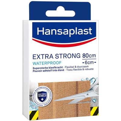 Hansaplast Extra Strong Waterproof 80 x 6 cm Hansaplast Extra Strong Waterproof 80 x 6 cm
