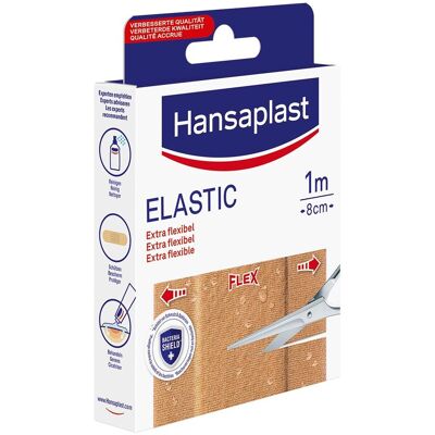 Hansaplast Elastic 8cm x 1m - Sparadrap Hansaplast Elastic 8cm x 1m - Sparadrap