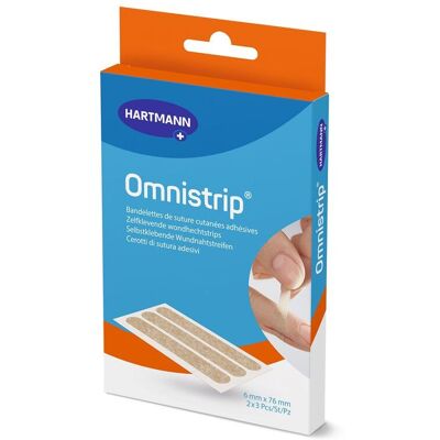 Paul Hartmann AG Omnistrip Bandes de fermeture - 6x76 mm, 2 pcs Paul Hartmann AG Omnistrip Bandes de fermeture - 6x76 mm, 2 pcs